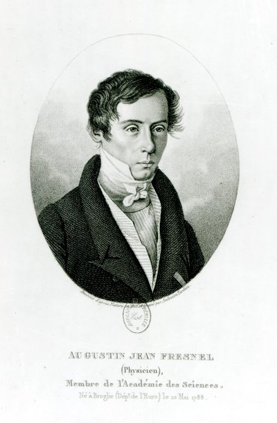 Augustin Jean Fresnel (1788-1827) 1825 - Ambroise Tardieu